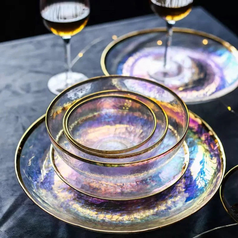 Japanese Gold Edge Ice Plate Collection | 3CARATS
