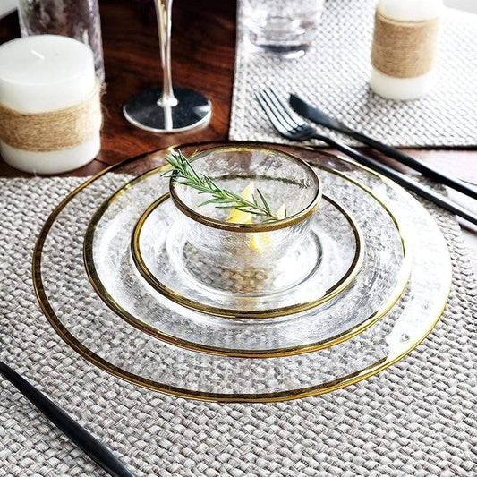 Japanese Gold Edge Ice Plate Collection | 3CARATS
