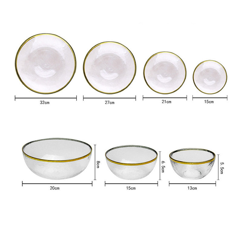 Japanese Gold Edge Ice Plate Collection | 3CARATS