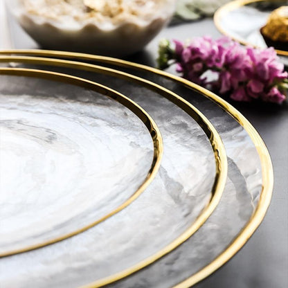 Japanese Gold Edge Ice Plate Collection | 3CARATS