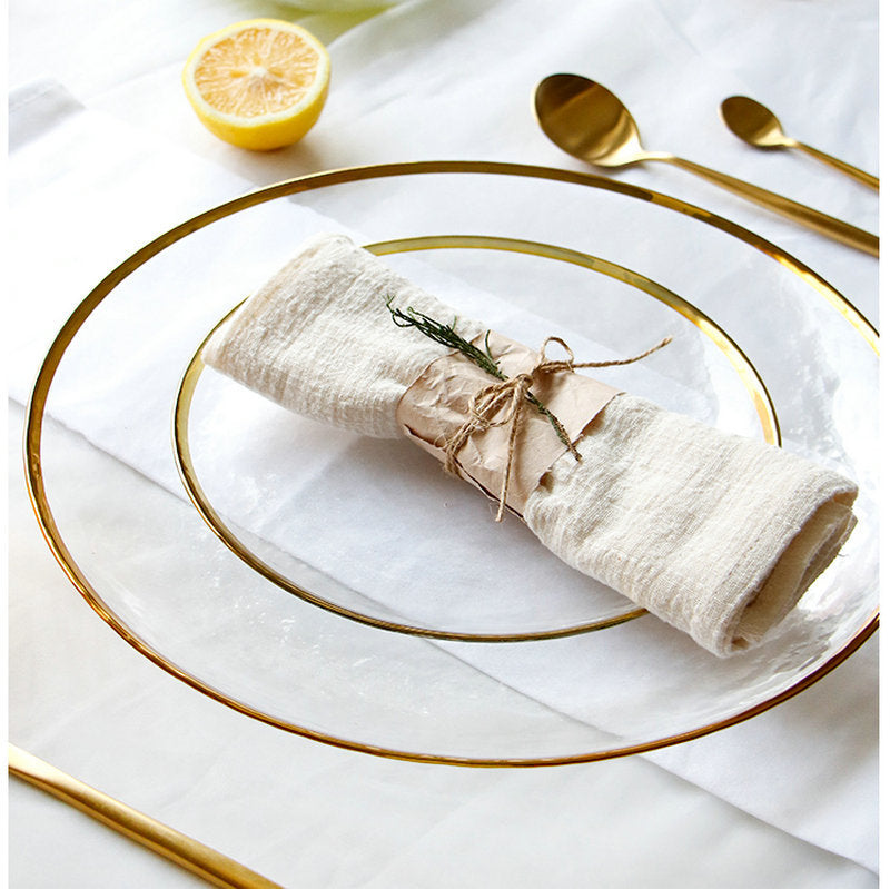 Japanese Gold Edge Ice Plate Collection | 3CARATS