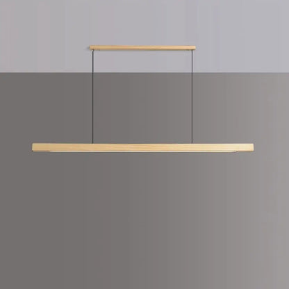 LINDÖ Wood Dimmable Linear Pendant Light | 3CARATS