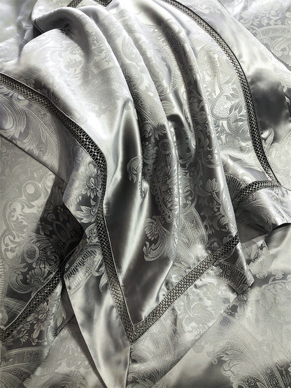 LISBON Elegent Luxury Jacquard Cotton Bedding Set | 3CARATS