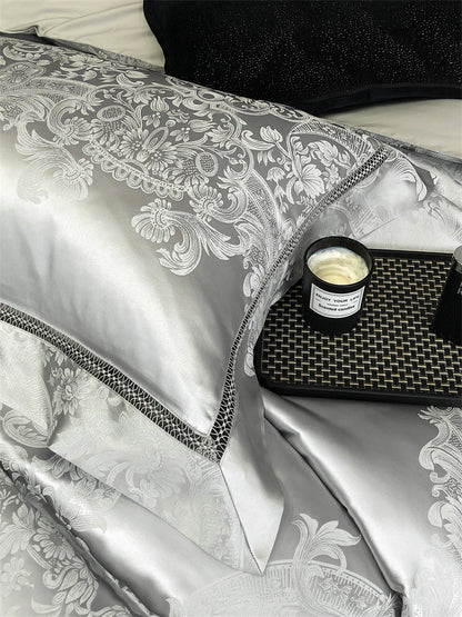 LISBON Elegent Luxury Jacquard Cotton Bedding Set | 3CARATS