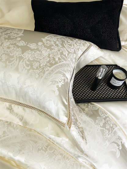 LISBON Elegent Luxury Jacquard Cotton Bedding Set | 3CARATS
