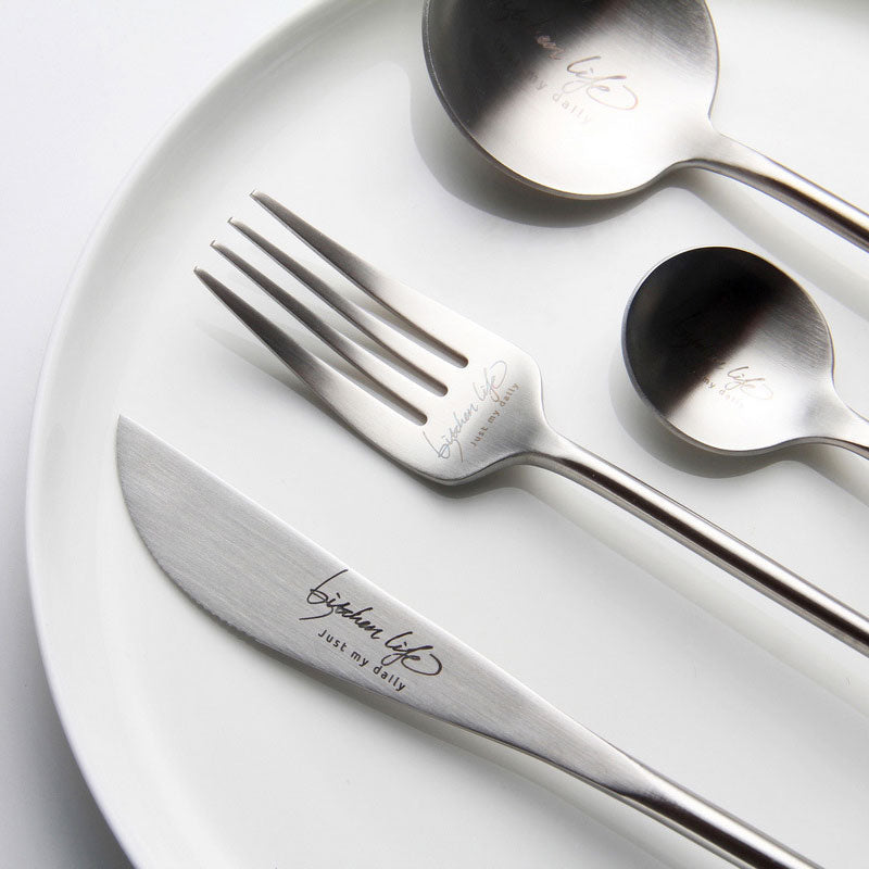 LUCIEN Round Handle Cutlery Set | 3CARATS