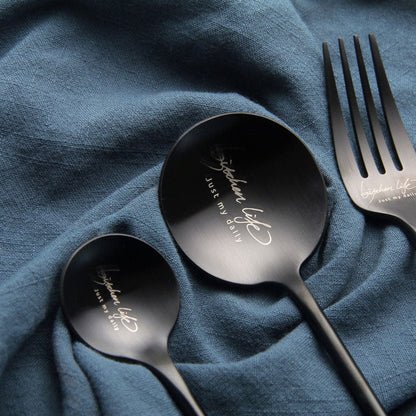 LUCIEN Round Handle Cutlery Set | 3CARATS