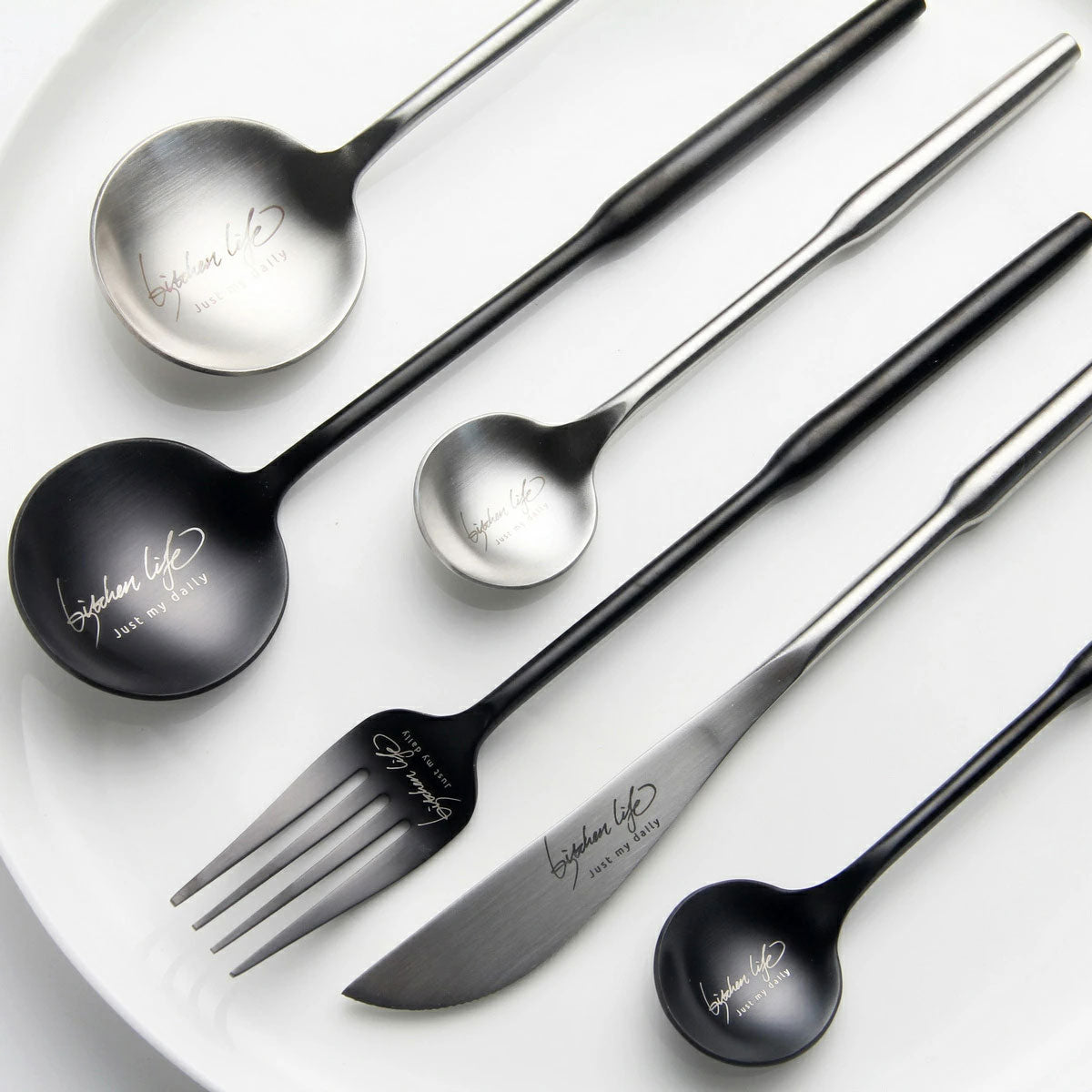 LUCIEN Round Handle Cutlery Set | 3CARATS