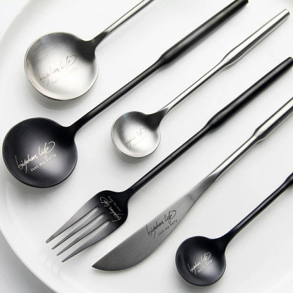 LUCIEN Round Handle Cutlery Set | 3CARATS