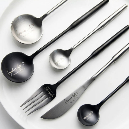 LUCIEN Round Handle Cutlery Set | 3CARATS