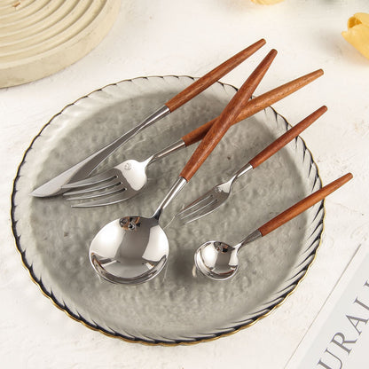 Lisboa Vintage Rosewood Cutlery Set | 3CARATS