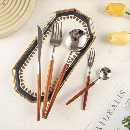 Lisboa Vintage Rosewood Cutlery Set | 3CARATS