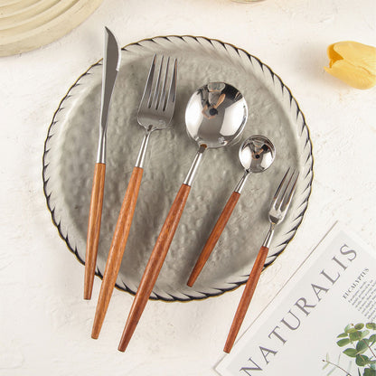 Lisboa Vintage Rosewood Cutlery Set | 3CARATS