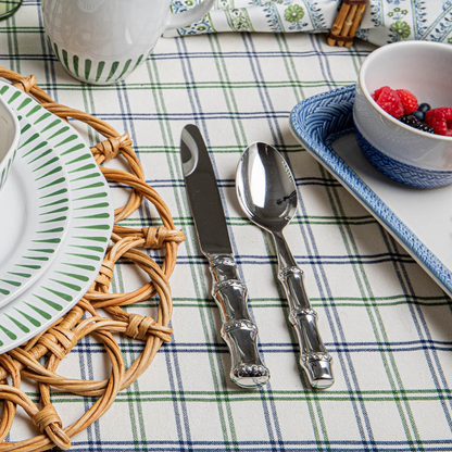 Luxury Bamboo Inspired Stainless Steel Cutlery Set | 3CARATS