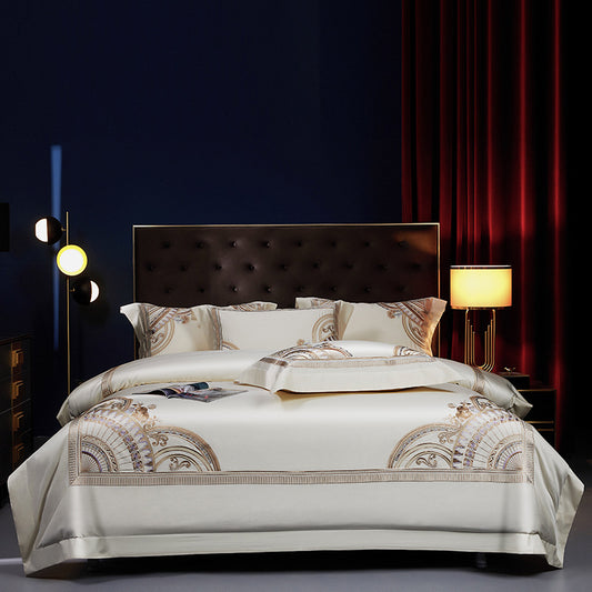Luxury High-Density Embroidered 4-Piece Bedding Set | 3CARATS