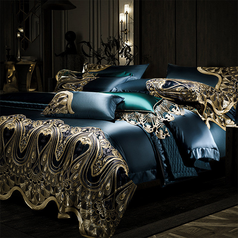 Luxury Silk-Like Lace Bedding Set | 3CARATS