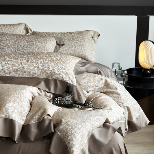 Luxury American 120S Tencel Cotton Jacquard  Bedding Set | 3CARATS