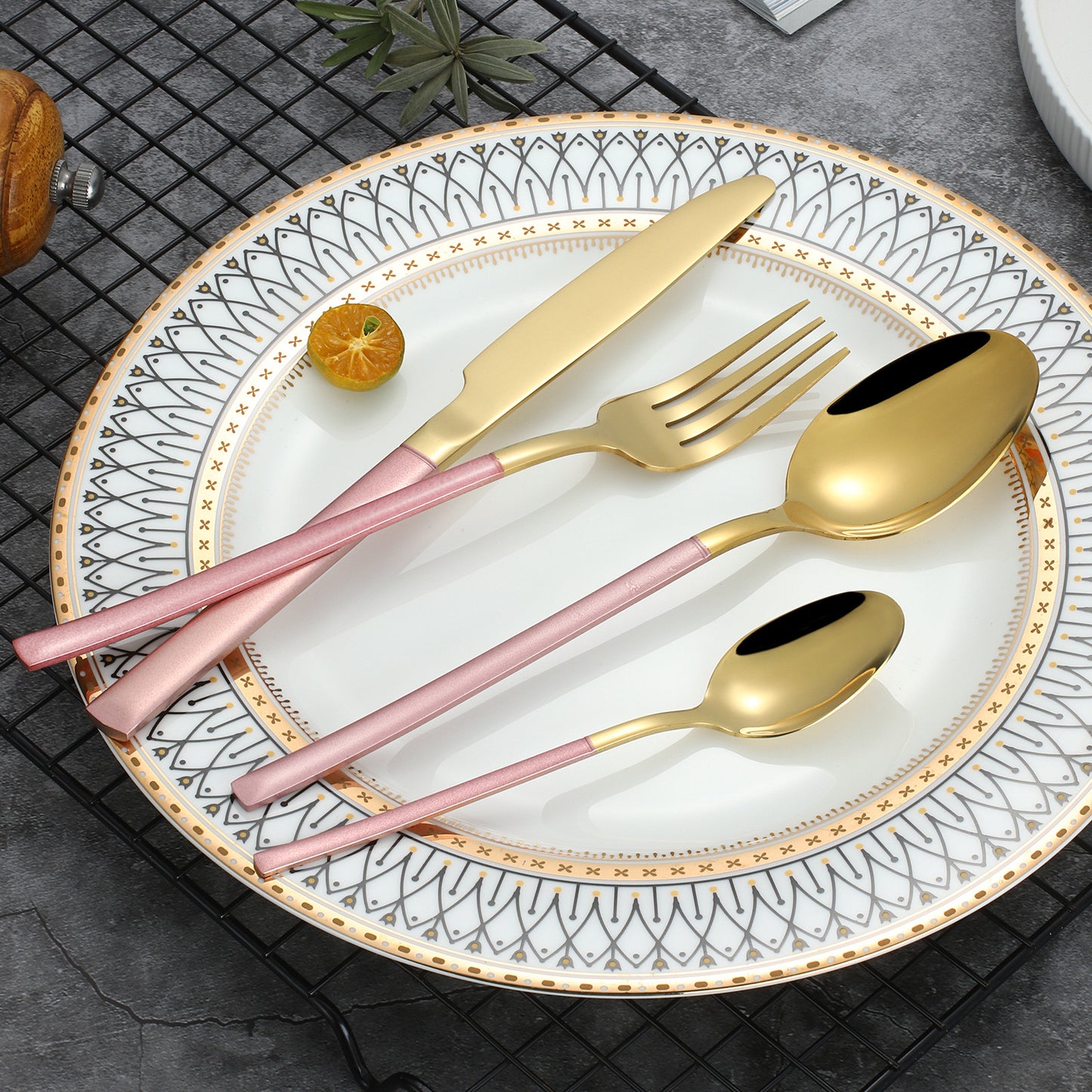 Luxury Italy Cutlery Steel Set | 3CARATS