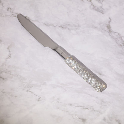 Luxury Knight Stainless Steel Cutlery Set with Crystal Inlay | 3CARATS