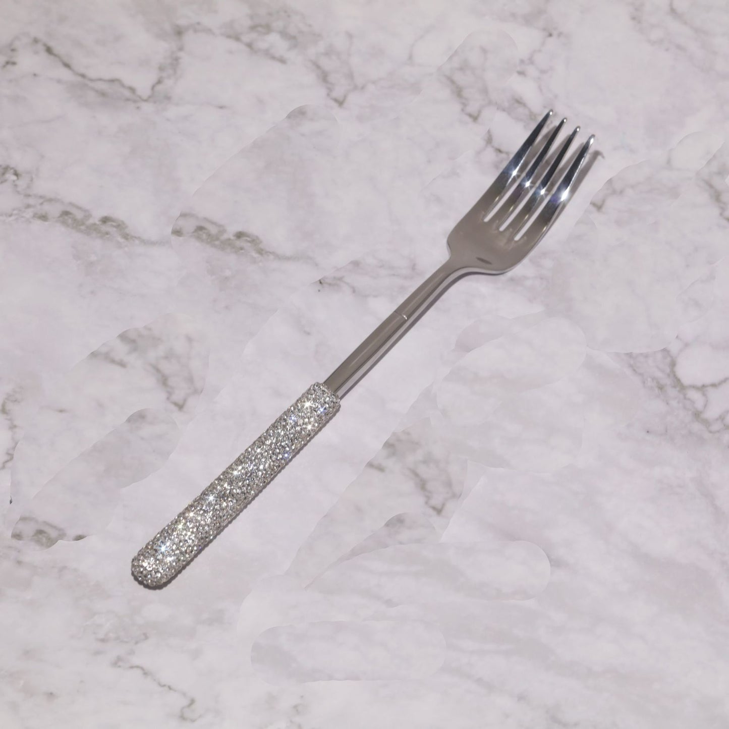 Luxury Knight Stainless Steel Cutlery Set with Crystal Inlay | 3CARATS