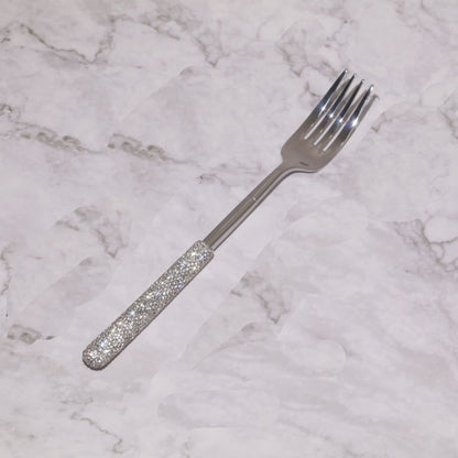 Luxury Knight Stainless Steel Cutlery Set with Crystal Inlay | 3CARATS