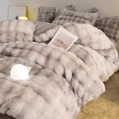 Luxury Soft Faux Rabbit Duvet Cover Set | 3CARATS
