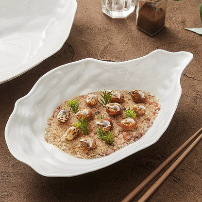 Marina™ Oyster Shell Ceramic Plate | 3CARATS
