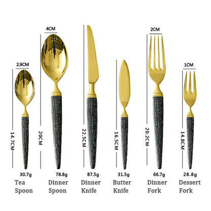 No.1 Steel British-Style Cutlery Set | 3CARATS