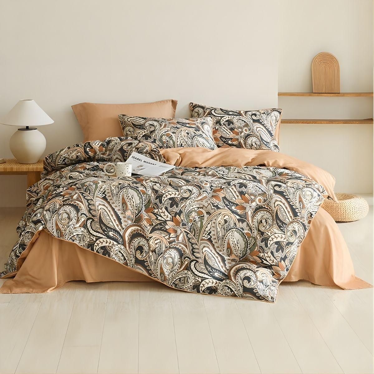 Paisley Luxury Soft Egyptian Cotton Bedding Set | 3CARATS