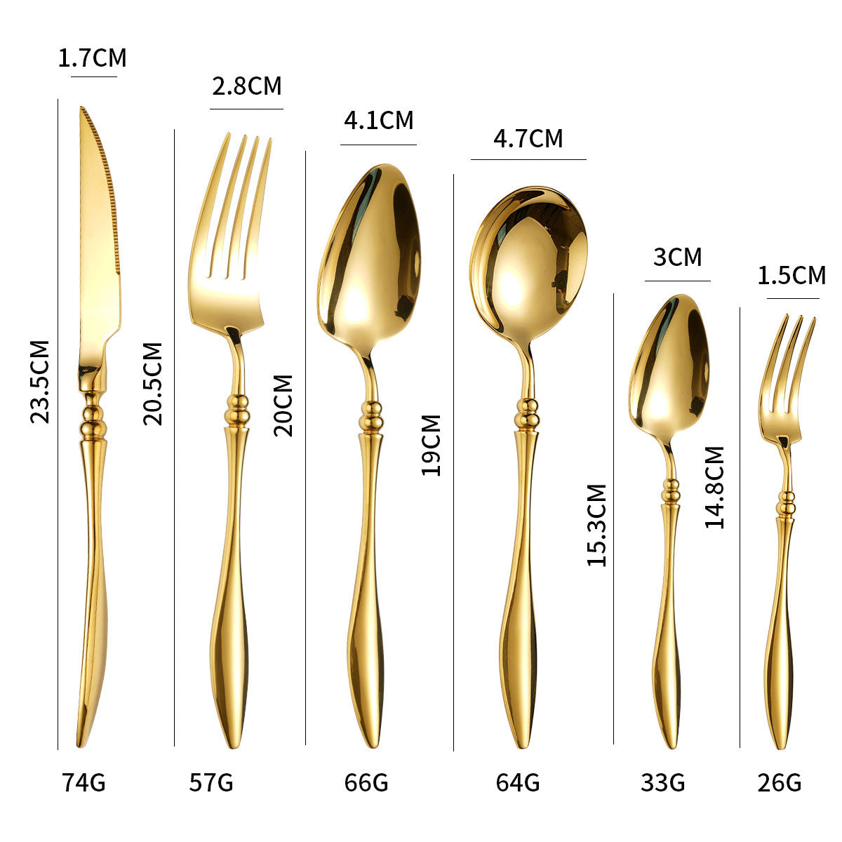 Paris Luxury Cutlery Set | 3CARATS