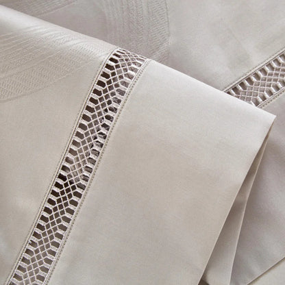 Premium Egyptian Cotton Jacquard Duvet Cover Set | 3CARATS