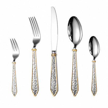 Premium Vintage Stone Texture Flatware Set | 3CARATS