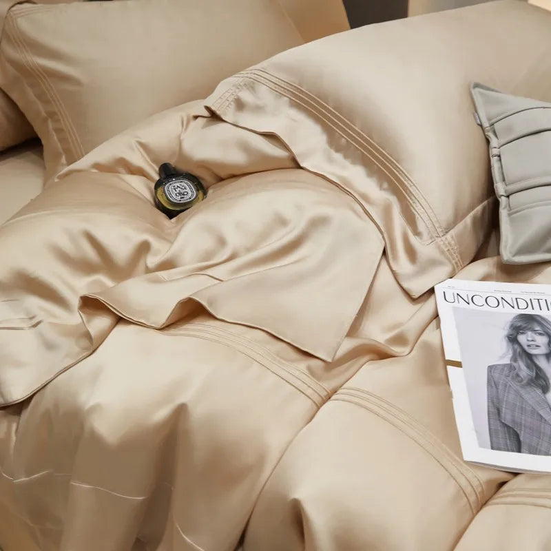 Soft Cooling Silky Eucalyptus Lyocell Duvet Cover | 3CARATS