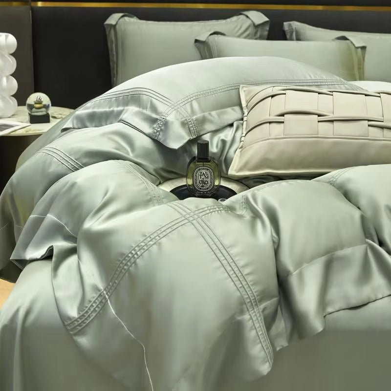 Soft Cooling Silky Eucalyptus Lyocell Duvet Cover | 3CARATS