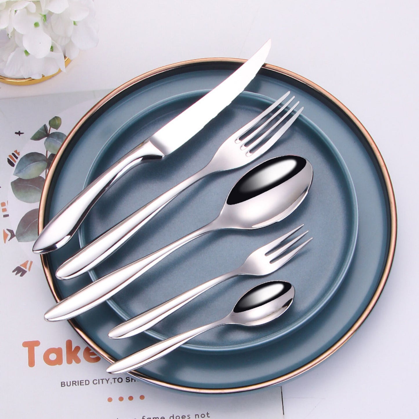 Swiss Inspired Luxury Cutlery Set | 3CARATS