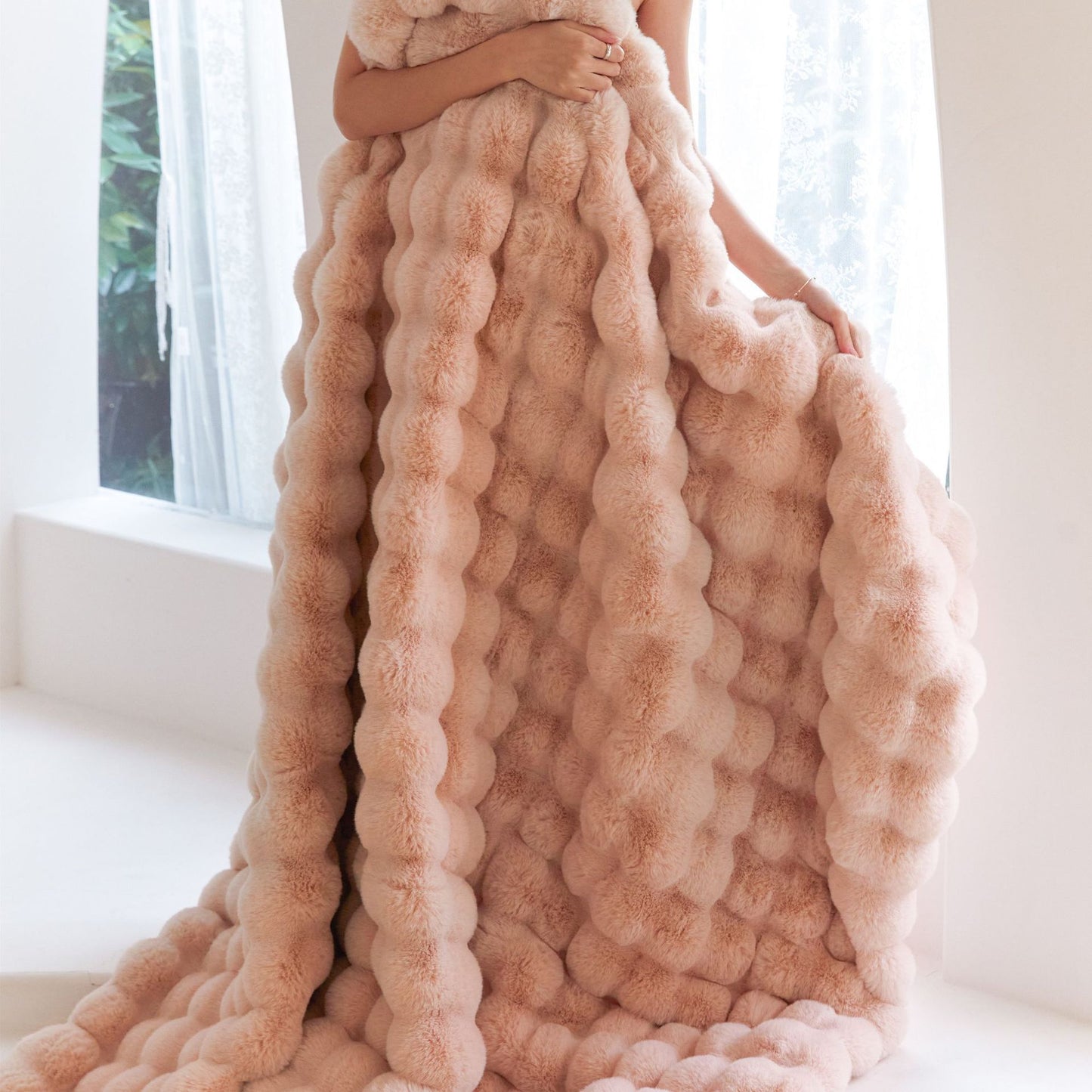 Plush Bed Throw Blanket