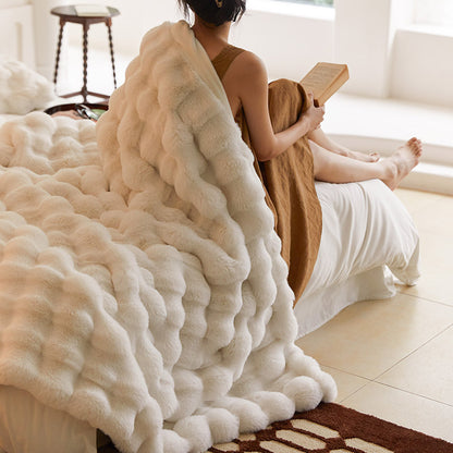 Toscana Super+ Soft & Comfortable Plush Bed Throw Blanket | 3CARATS