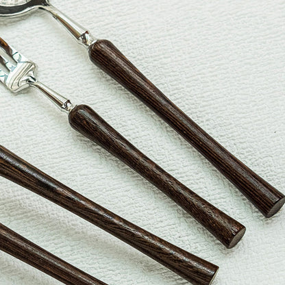 Vintage Chicken-Wing Wood Handle Cutlery Set | 3CARATS